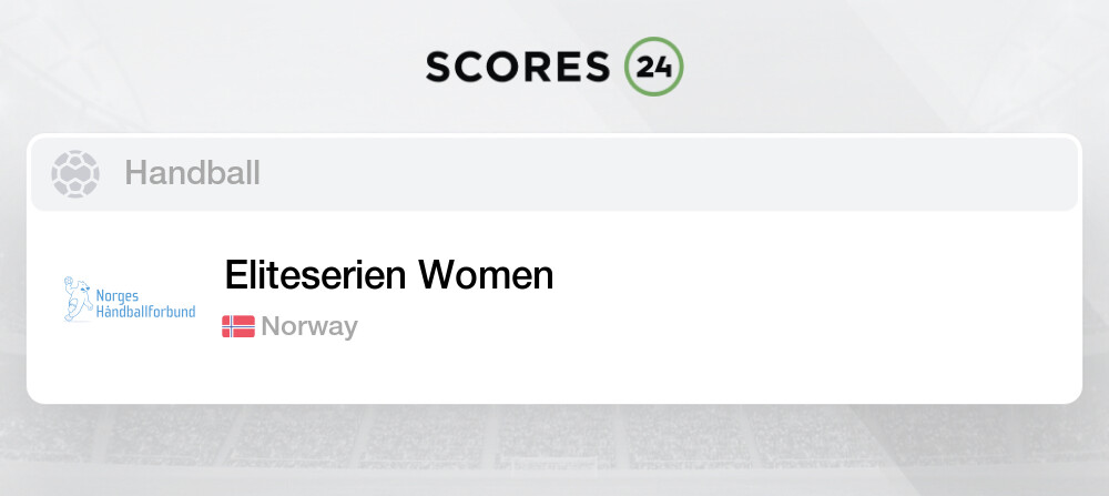 Norway Eliteserien Women Handball