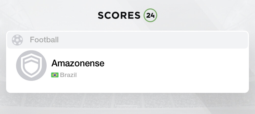 Amazonense Fixtures & Live Results - Soccer, Brazil