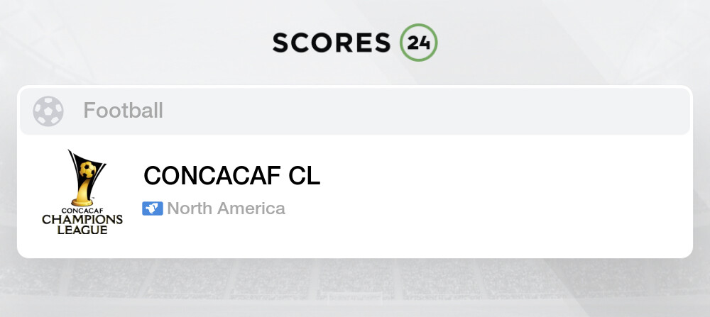 Concacaf Cl Fixtures Live Results Soccer