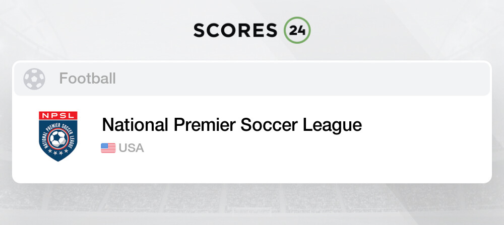 estados unidos america national premier soccer league ao vivo
