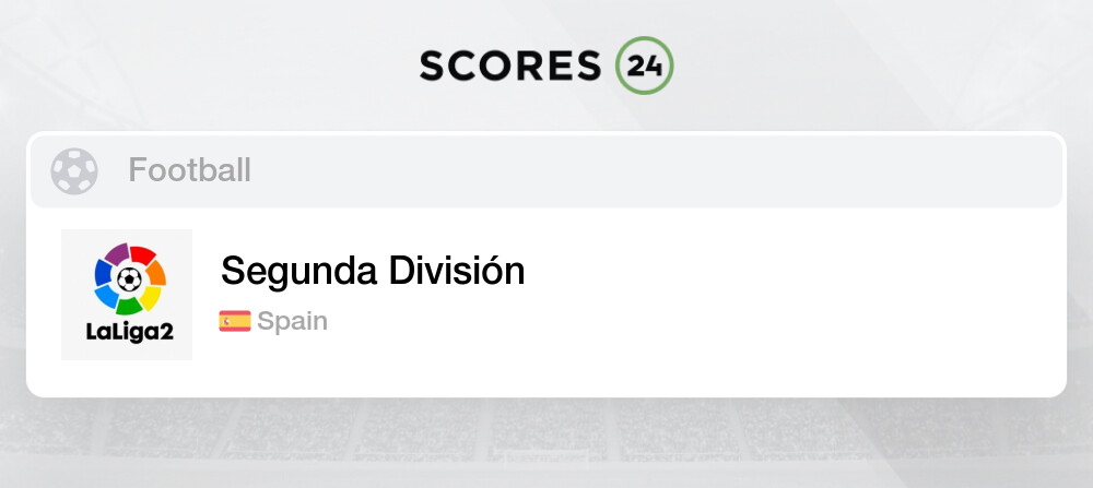 Spain segunda division