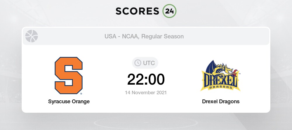 syracuse orange vs drexel dragons prediction on 14 november 2021