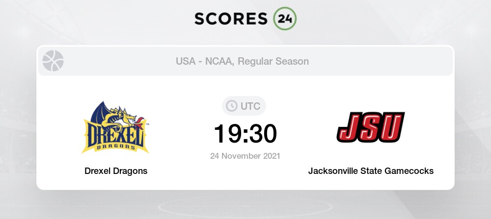 drexel dragons vs jacksonville s gamecocks prediction on 24 november 2021