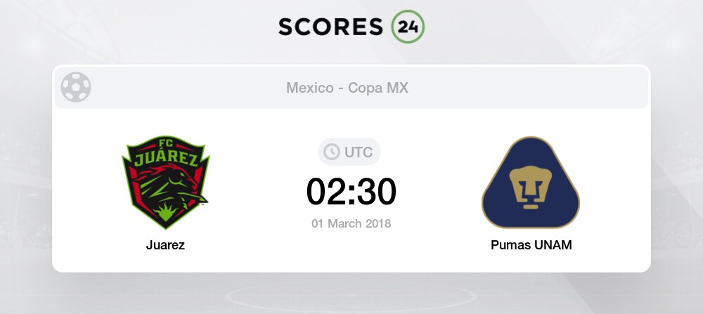 Juarez vs Pumas UNAM 1 March 2018 - Soccer