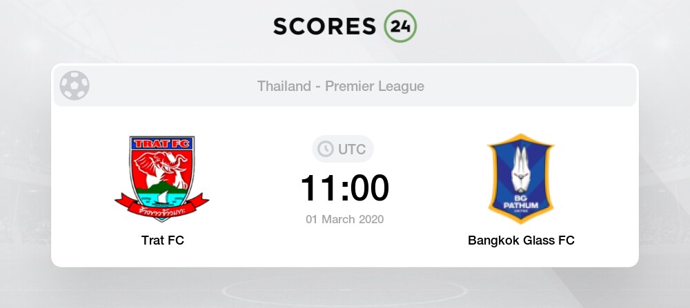 Trat Fc Vs Bangkok Glass Fc H2h For 1 March