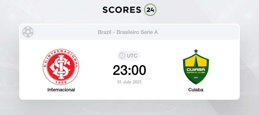 Internacional Vs Cuiaba 31 July 21 Odds