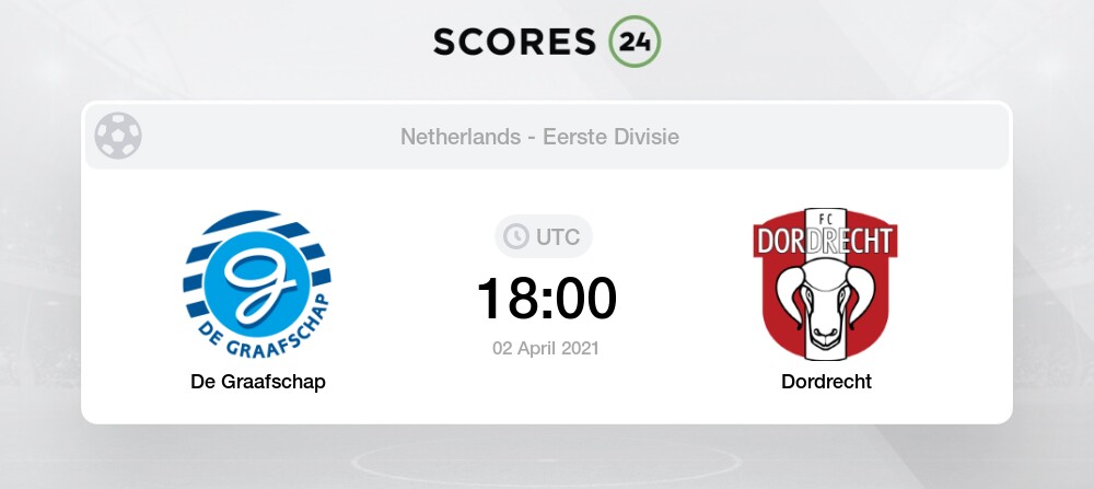 De Graafschap Vs Dordrecht Head To Head For 2 April 2021