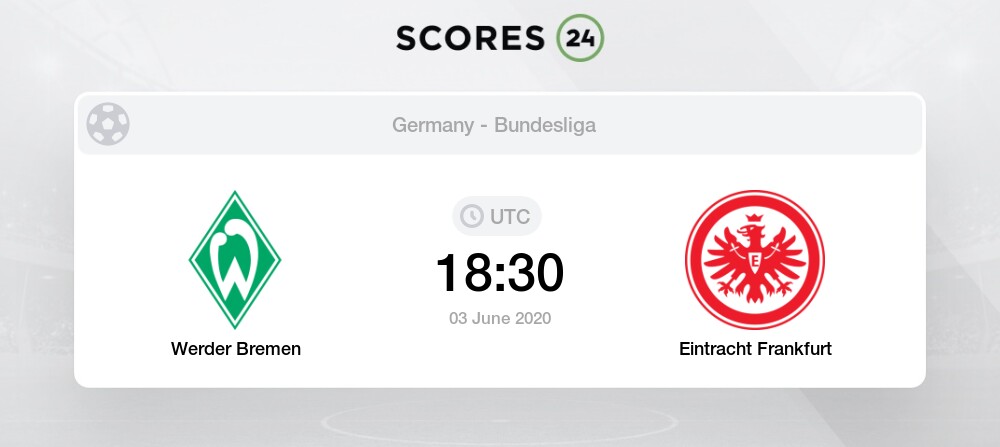 Werder Bremen Vs Eintracht Frankfurt Prediction And Bet On 3 June 2020
