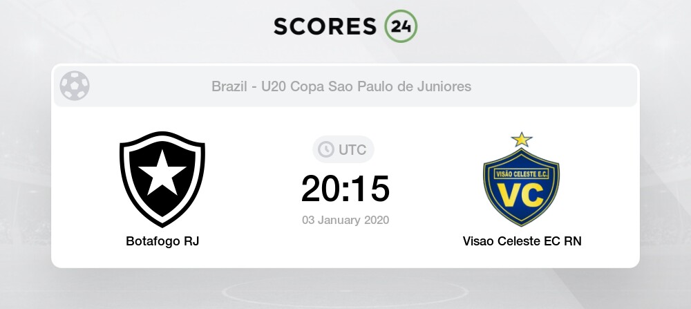 Botafogo U20 Vs Visao Celeste Ec Rn 3 01 2020 Stream Results