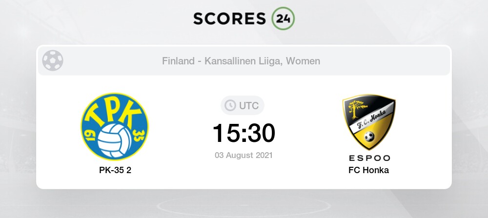Pallokerho 35 Ry Vs Fc Honka H2h For 3 August 21