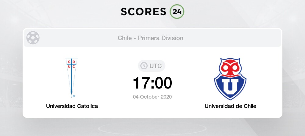 U Catolica Vs U De Chile / Universidad Catolica Y La U De ...