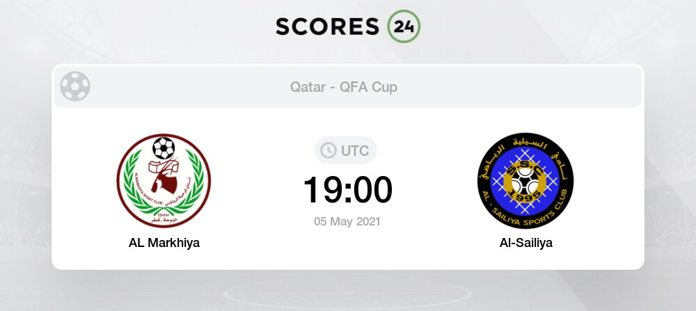 Al Markhiya vs Al-Sailiya 5/05/2021 Stream & Results