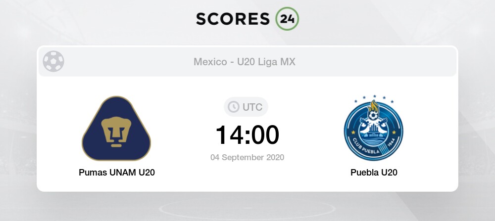 Pumas UNAM U20 vs Tijuana U20 30 August 