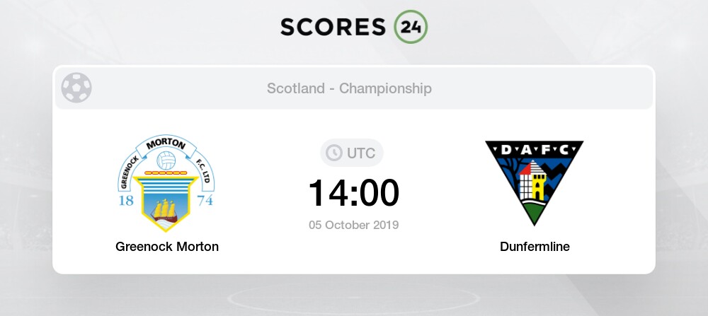 Greenock Morton Fc Dunfermline Athletic 5 October 2019 Events