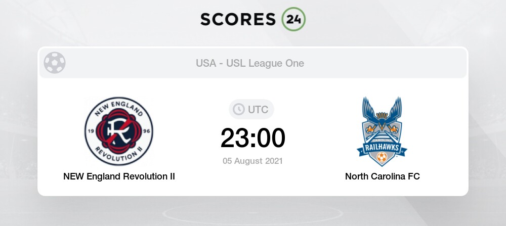 New England Revolution Ii Vs North Carolina Fc Prediction On 5 August 21
