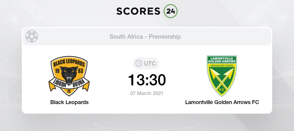 Black Leopards Vs Lamontville Golden Arrows Fc Head To Head For 7 March 2021