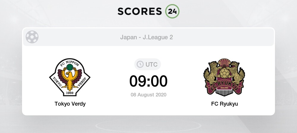 Tokyo Verdy Vs Ryukyu H2h For 8 August