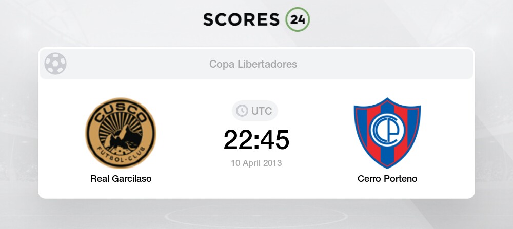 Real Garcilaso Vs Cerro Porteno 10 04 13 Stream Results