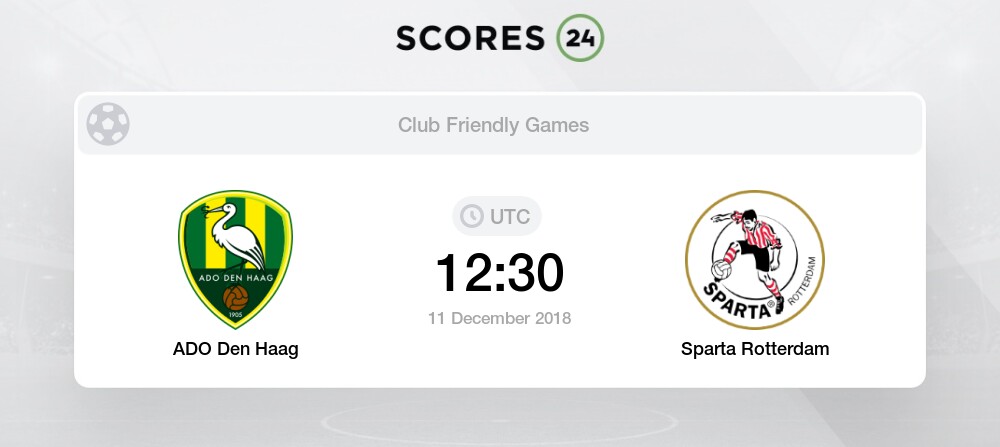 ado den haag vs sparta rotterdam 11 december 2018 soccer ado den haag vs sparta rotterdam 11