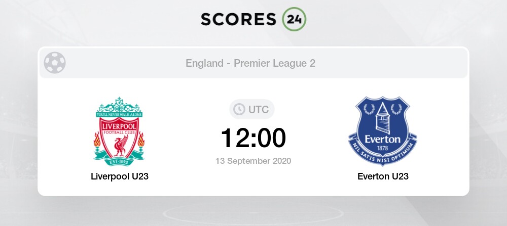 Liverpool U23 Vs Everton U23 13 September 2020 Soccer