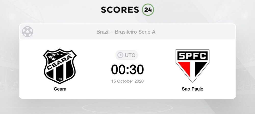 Ceara Vs Sao Paulo 15 10 Stream Results