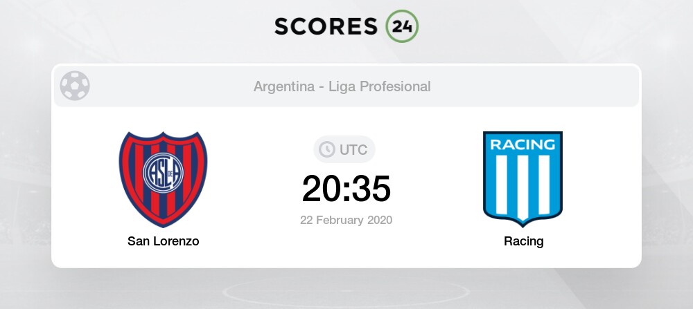 San Lorenzo Vs Racing 22 02 2020 Stream Results