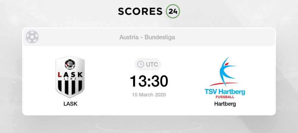 Lask Vs Hartberg 15 March 2020 Standings