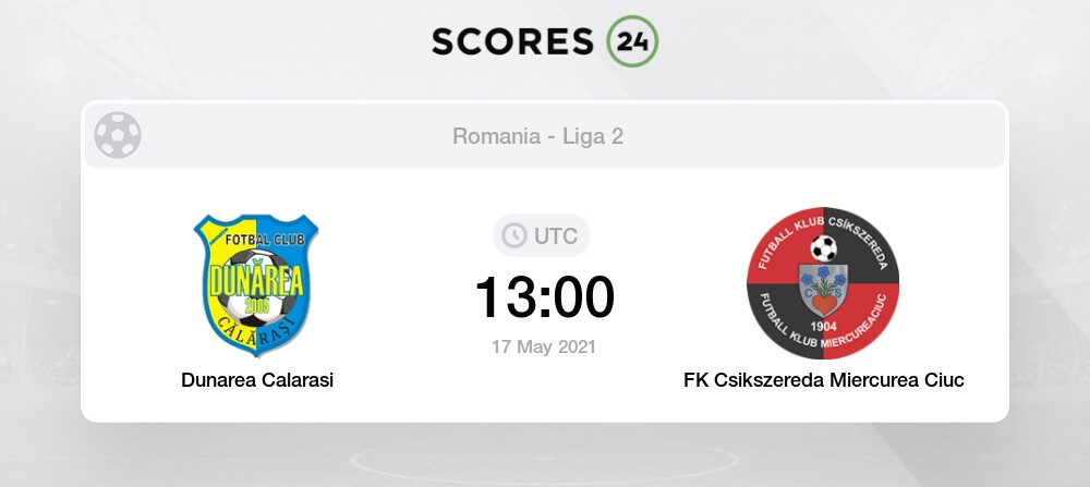 Dunarea Calarasi Vs Fk Csikszereda Miercurea Ciuc Prediction Betting Tips And Preview 17 May 2021