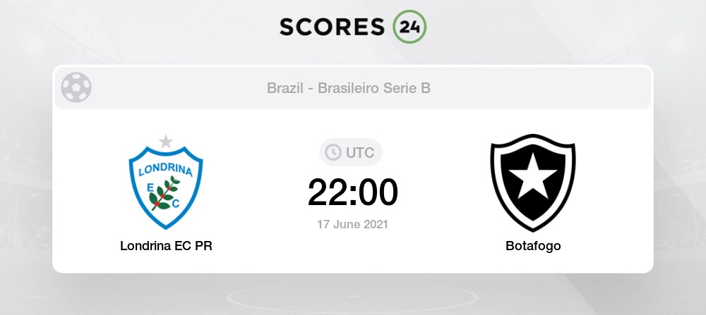 Londrina Vs Botafogo 17 06 2021 Stream Results