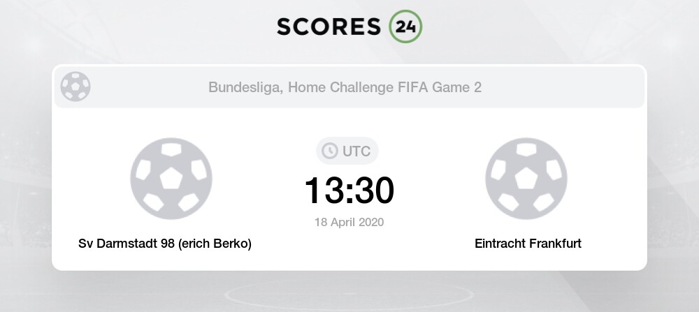 Sv Darmstadt 98 Erich Berko Vs Eintracht Frankfurt 18 April Soccer