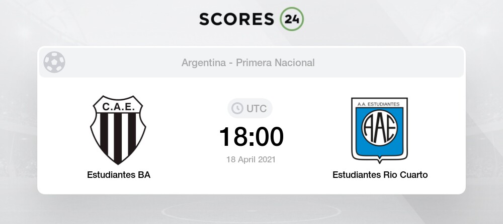 Estudiantes Ba Vs Estudiantes Rio Cuarto Head To Head For 18 April 2021