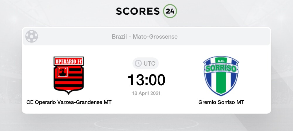 Operario Mt Vs Gremio Sorriso Mt Prediction Betting Tips And Preview 18 April 21