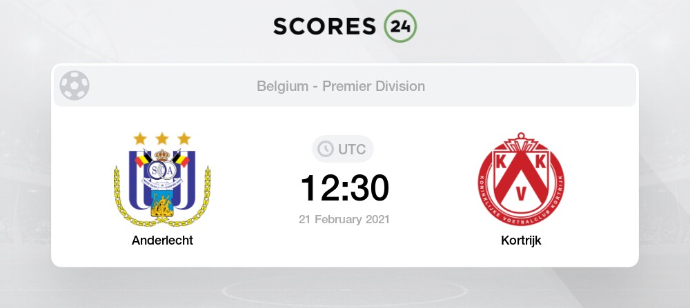 Anderlecht Vs Kortrijk Prediction And Bet On 21 February 2021