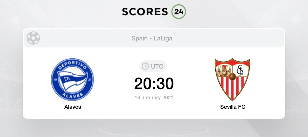 Alaves Vs Sevilla Fc 19 01 2021 Stream Results