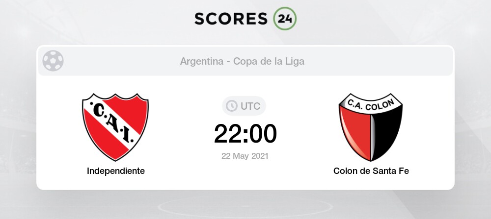 Independiente Vs Colon De Santa Fe Live Stream Results 22 05 2021