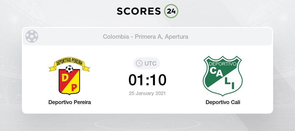 Deportivo Pereira Vs Deportivo Cali Prediction Betting Tips And Preview 25 January 2021