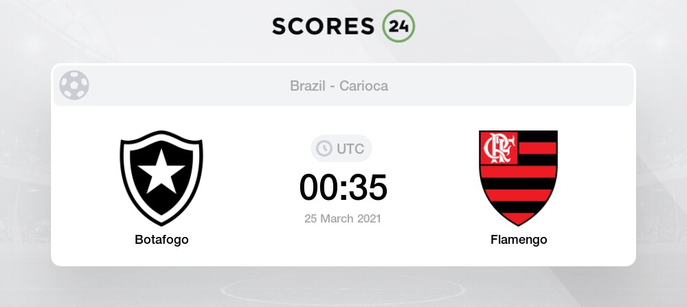 Botafogo Vs Flamengo Head To Head For 25 March 21