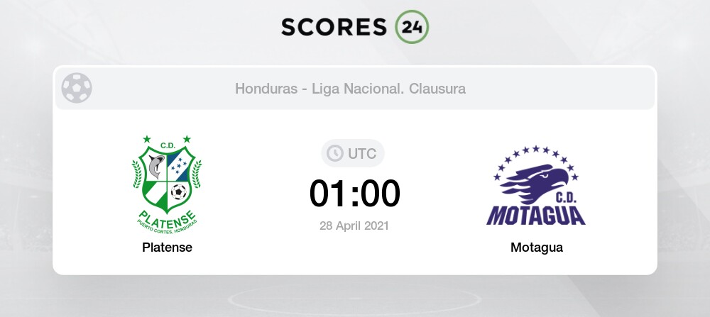 Platense Vs Motagua Head To Head For 28 April 2021