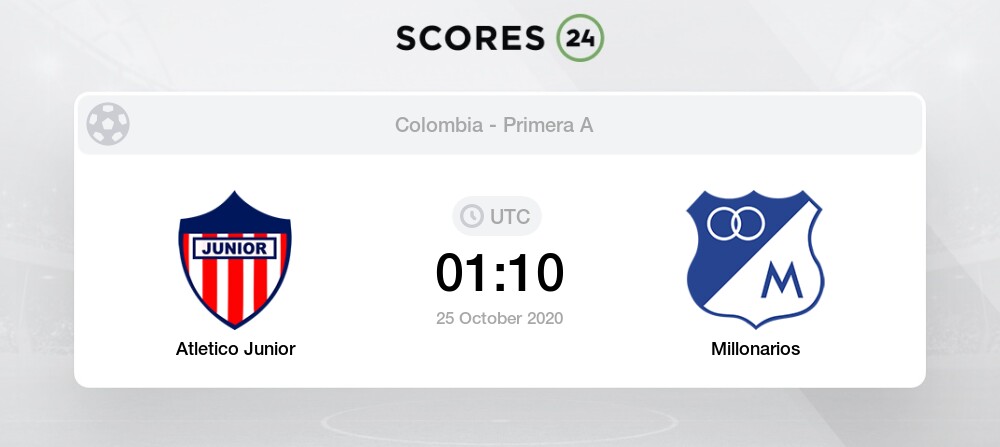 Atletico Junior Vs Millonarios Prediction And Bet On 25 October 2020