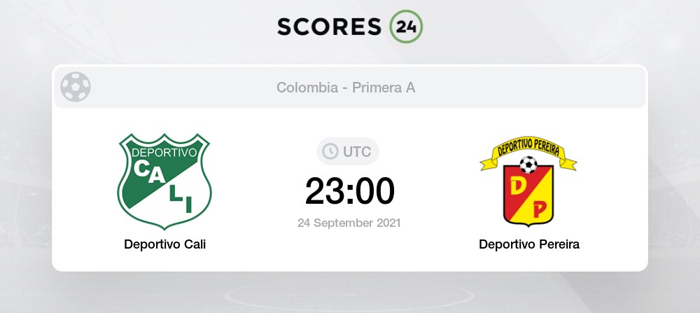 Deportivo Cali Vs Deportivo Pereira Head To Head For 24 September 2021