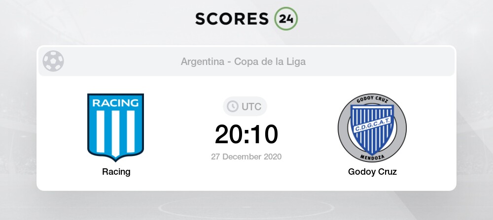 Racing Vs Godoy Cruz 27 12 2020 Stream Results