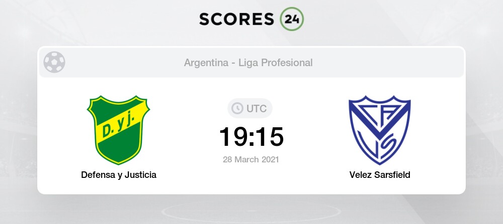 Defensa Y Justicia Vs Velez Sarsfield Head To Head For 28 March 2021