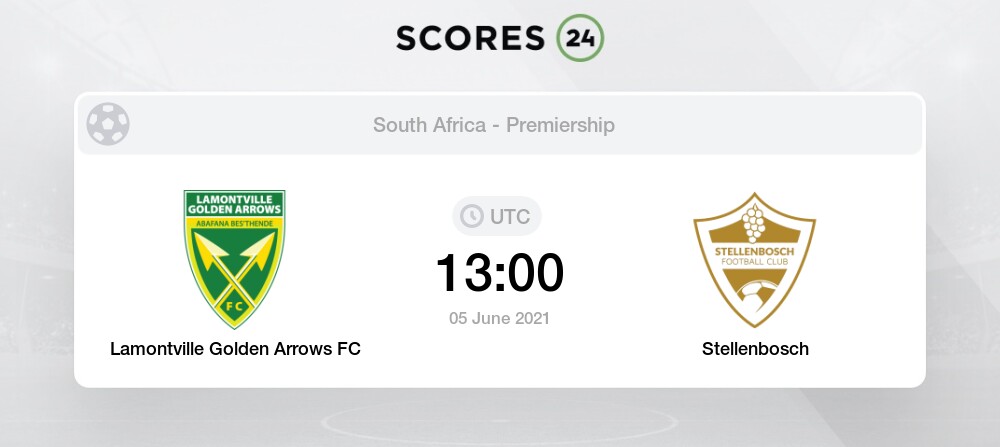 Lamontville Golden Arrows Fc Vs Stellenbosch Head To Head For 29 May 2021