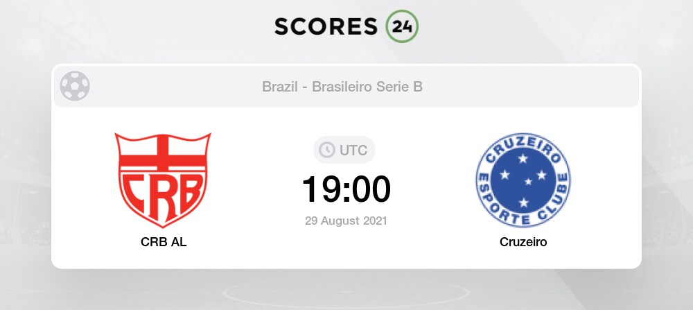 Crb Vs Cruzeiro Head To Head For 29 August 2021