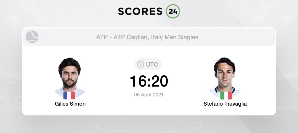 Gilles Simon Vs Stefano Travaglia 6 04 2021 Stream Results