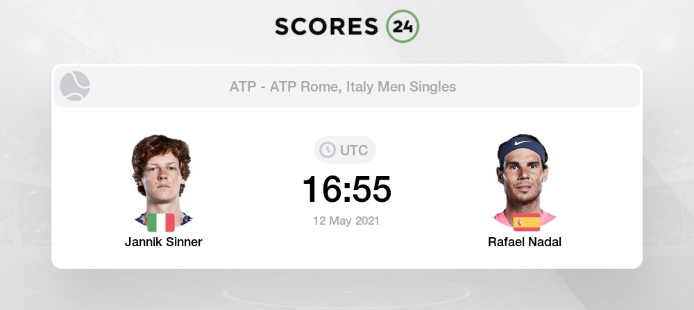 sinner nadal live stream