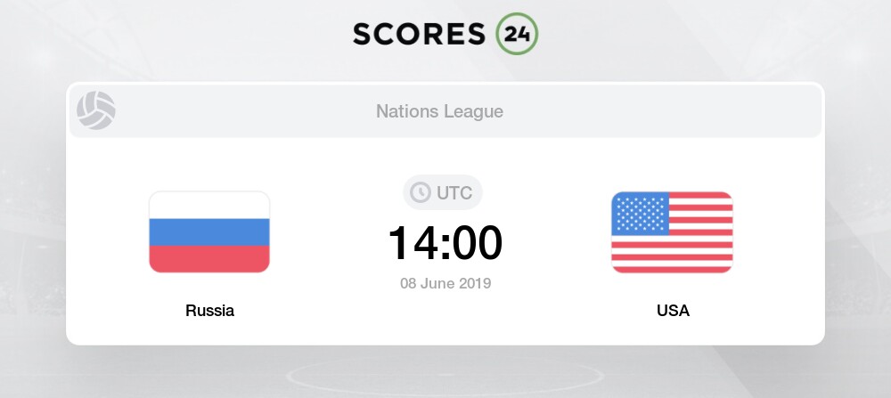 usa russia volleyball score
