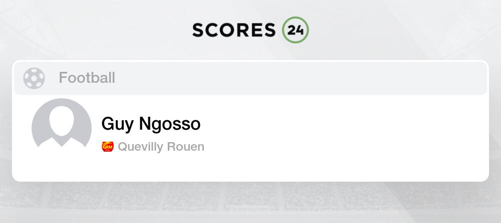 Guy Ngosso Midfielder Of Quevilly Rouen