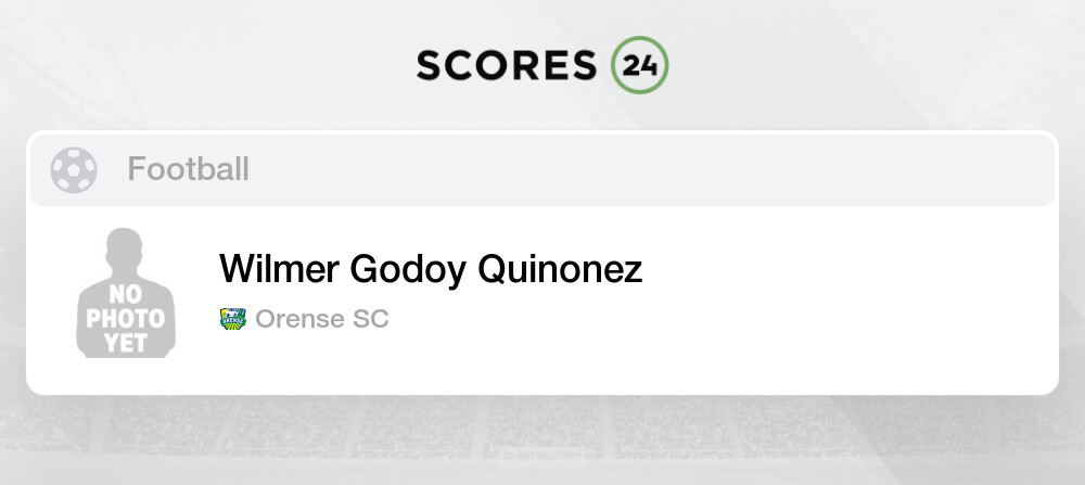 Wilmer Godoy Quinonez Midfielder Of Orense