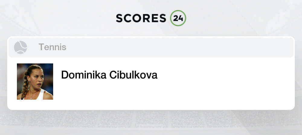 Dominika Cibulkova Slovakia Bio Stats Game Schedule